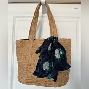 Draper James straw bag